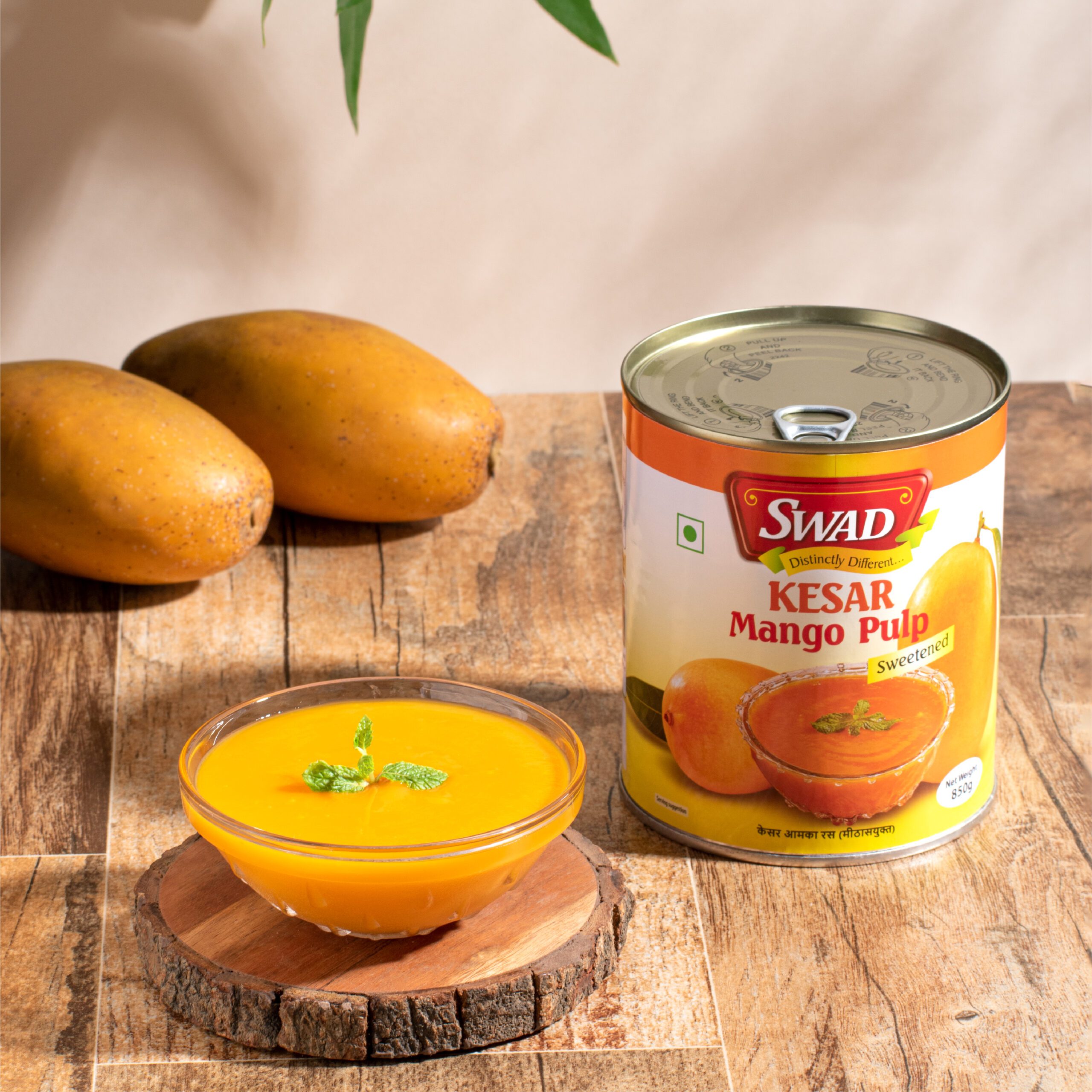 Canned Mango Pulp (Alphonso/Kesar)